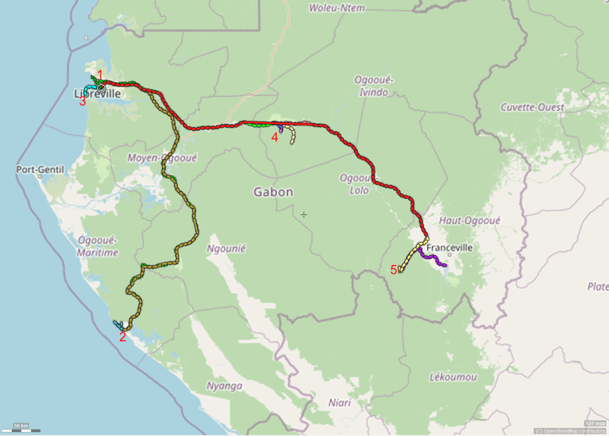 Gabun Route